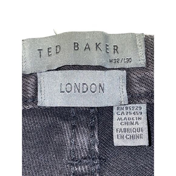 Ted Baker Jeans with Full Side Zippers - Size W 32 / L 30 - Zips All the Way Up! - Picture 7 of 14